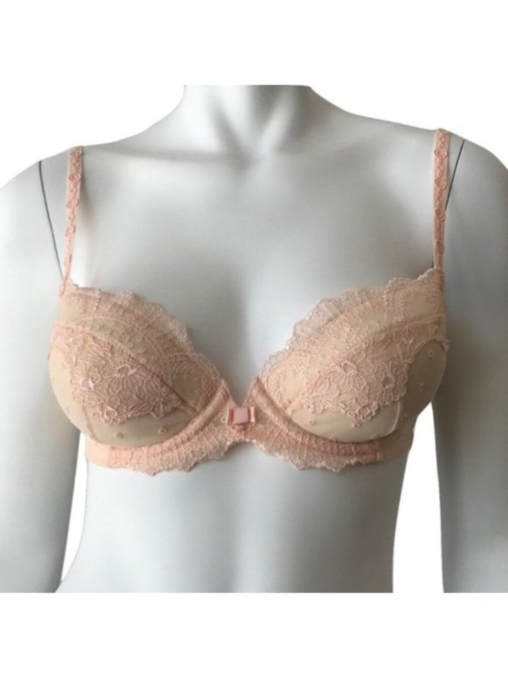 Wacoal Pink Lace Detail Bra